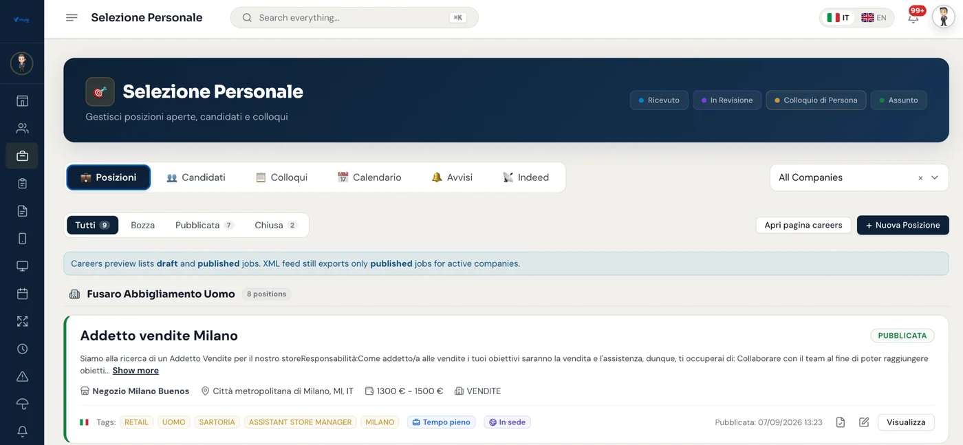 La selezione del personale in Veylo HR